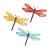 Metal Dragonfly Wall Decoration Garden Fence Outdoor Wall Art for Ideal Gift Outdoor Wall Decoration Suitable for Yard P