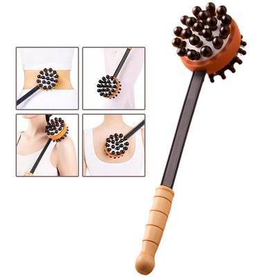 Airbag Hammer Wooden Handle Airbag Massage Hammer Knocking Back Meridian Neck Massage Brush