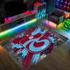 Trabzonspor FC Design Crystal Velvet Carpet Cozy Non?Slip Printed Rug For Bedroom Living Room Entrance