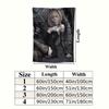 Amane Misa Death Note Wall Tapestry Aesthetic Wall Hanging Printed Fabric Blanket Decorative Tapestries For Bedroom Living Room Home Decor