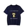 I Am Contaminated with Radiation Funny Cat Meme T-shirt Short Sleeve Men Women Vintage T Shirt Male O-Neck T Shirts