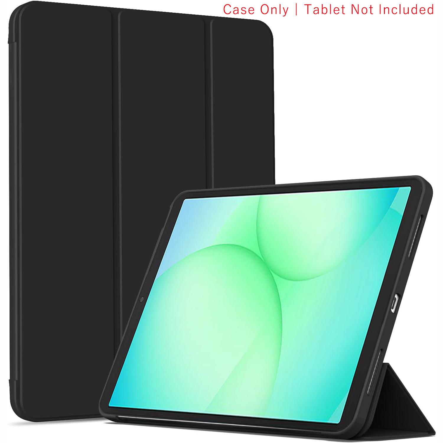 Для Samsung Galaxy Tab A9 A11 8.7'' SM-X110 SM-X133 Чехол-книжка с тройной складкой, Магнитная подставка, Защитная обложка из ПУ-кожи Tab A11 2025 8.7 white