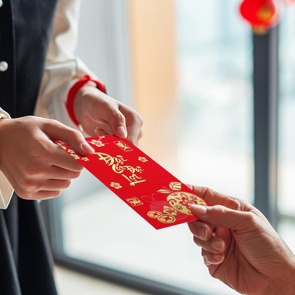 36Pcs 2026 Vietnamese New Year Red Envelopes New Year Lunar Hong Bao Red Pocket Year Of The Horse Envelopes Traditional Vietname
