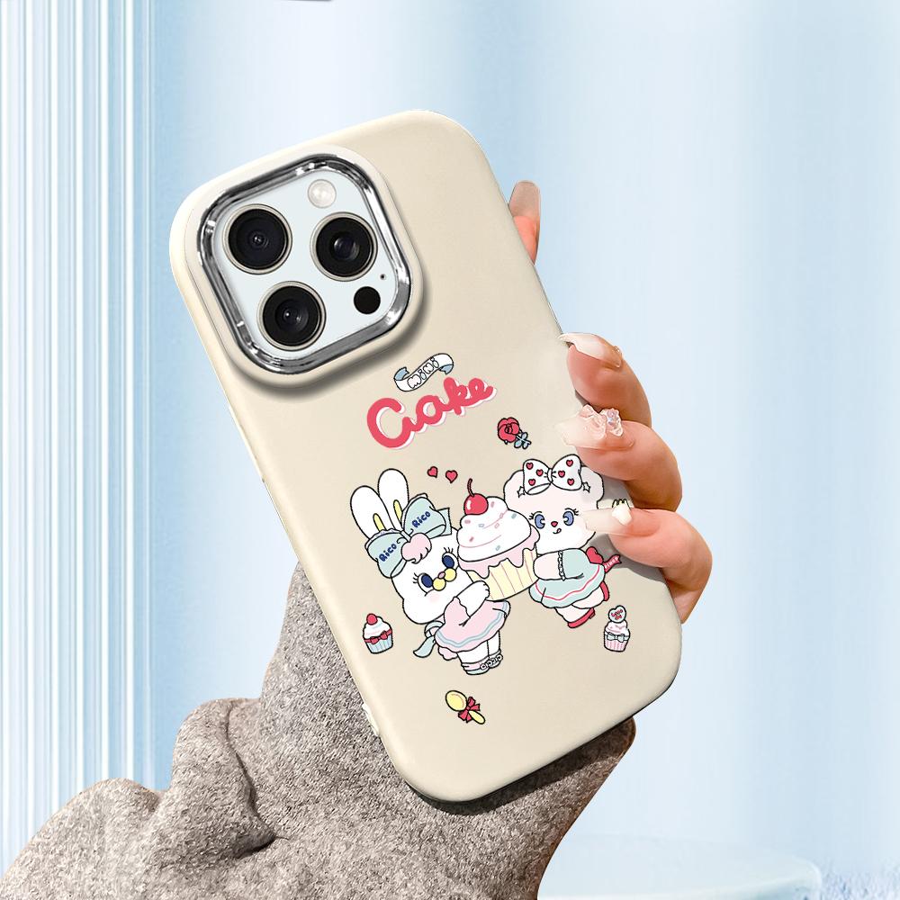 For iPhone 15 14 13 11ProMax 14 15 16 Samsung S25 S24 S23 S22 Redmi 10 13 14C Cartoon Black Cat Silver Edge Soft Liquid Silicone Protective Casing