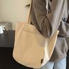 Canvas Big Bag Female New College Student Class Schoolbag Commuter Tote Bag Casual Large Capacity Shoulder Bag