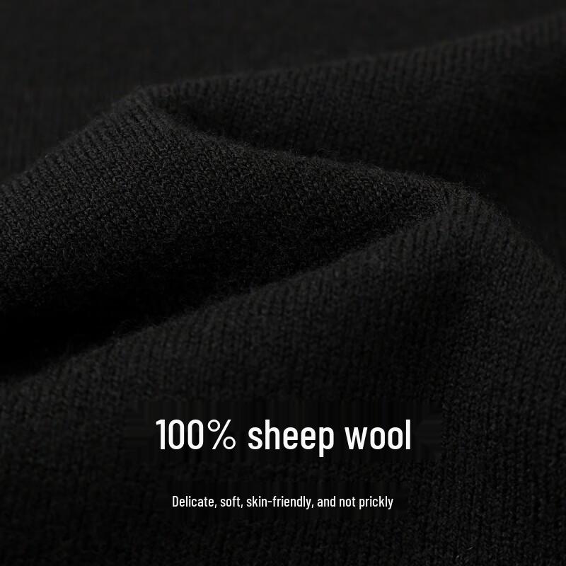 Pánský svetr Naviker ze 100% vlny s kulatým výstřihem