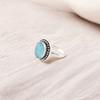Blue Cat's Eye Gemstone 925 Sterling Silver Jewelry Handmade Ring Gift For Love RR-62-42