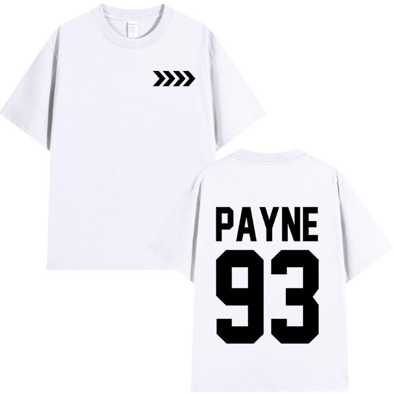 Liam Payne Tribute T-shirt Payne 93 Merch Fans Gift Women's Short Sleeve Oversized T-shirt Hip Hop Street Style Harajuku T-shirt