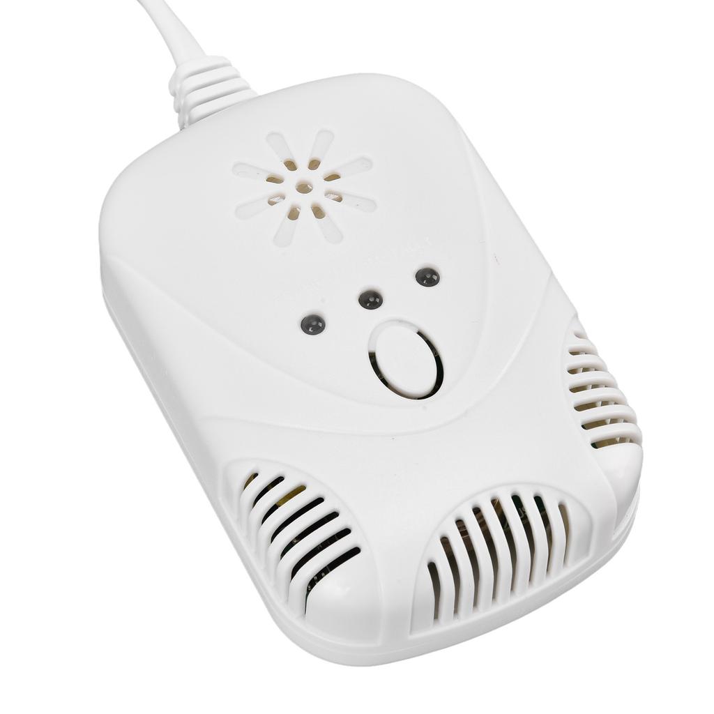 Home Combustible Gas Detector Sound Light Alarm 85dB M for Natural Coal LPG 90‑240VEU Plug