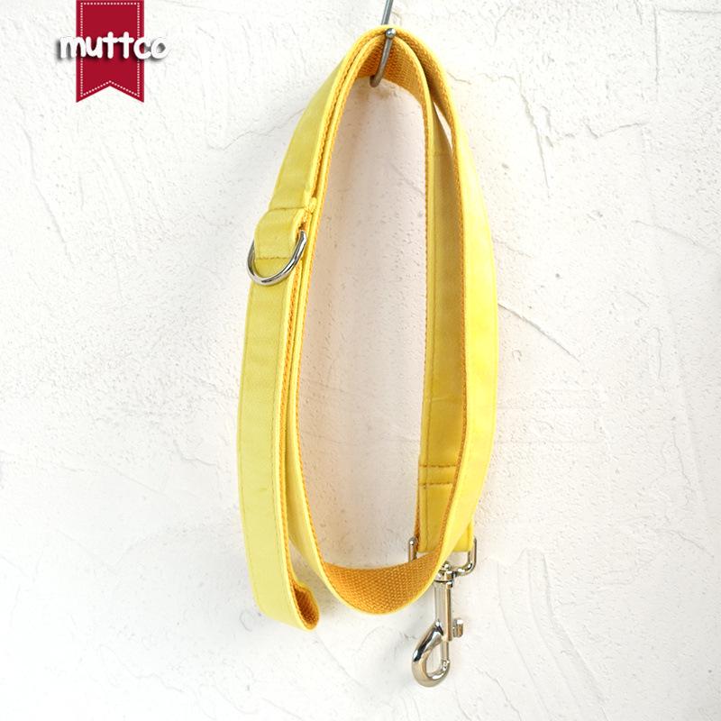 Durable Yellow Double-Layer Fleece Dog Leash - UDL-145 Small