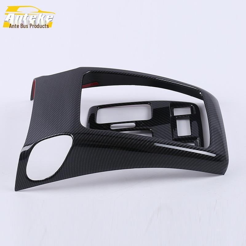 Fits 17 Grand Cherokee Models: Rear Air Outlet Decorative Frame & Third Row AC Anti-Kick Pad.