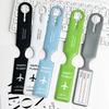 PVC Airplane Luggage Tag - Anti-Lost Suitcase Identifier