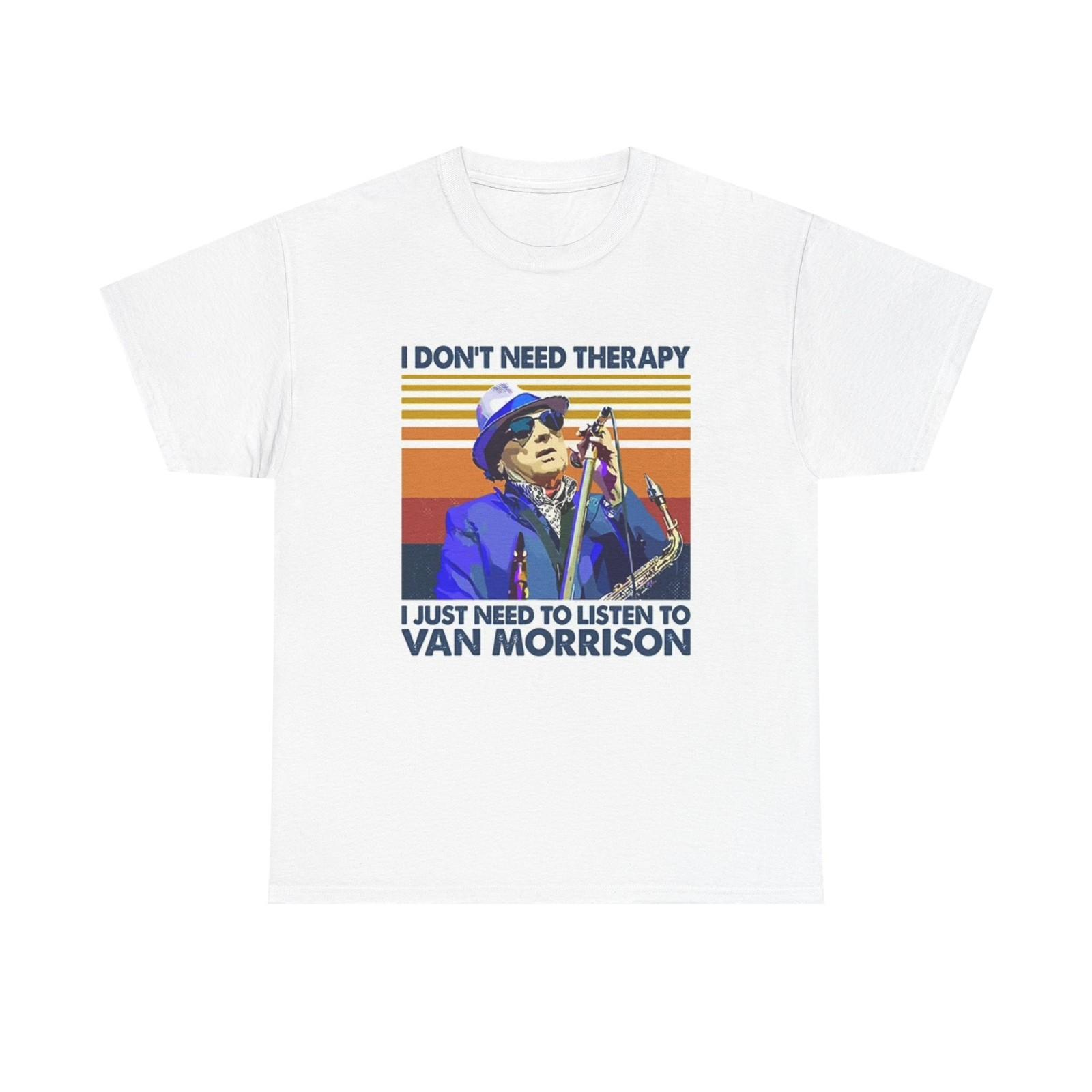 Van Morrison Therapy Graphic T Shirt Vintage Unisex Heavy Cotton Tee XXXXL
