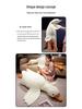 Plush Big White Goose Sleeping Pillow - Duck Toy Doll Birthday Gift