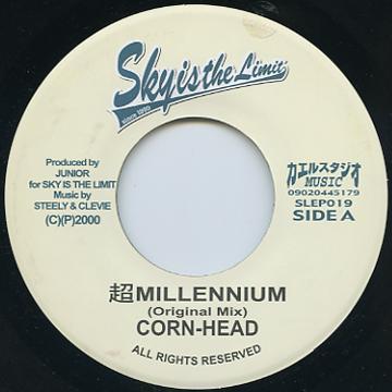 

7inch Record CORN HEAD Chou Millennium Original Mix R SLEP019 Sky Is The Limi 2000 Japan Japanese Club Dance Used