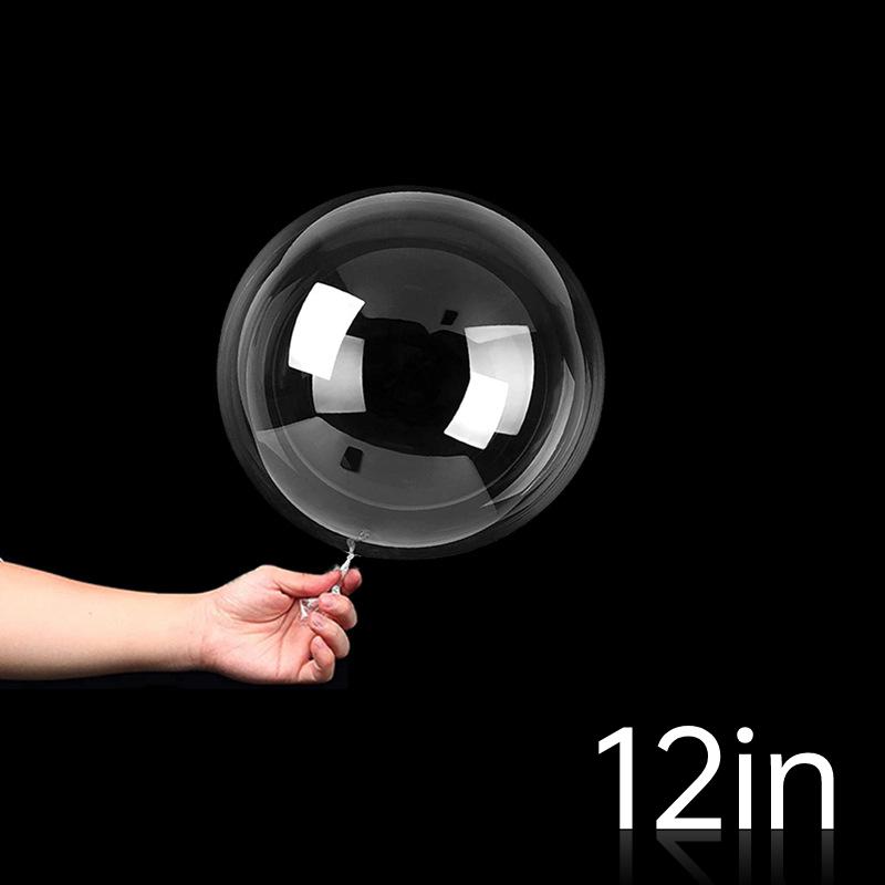 10pcs 10-36inch Transparent Bobo Bubble Balloon Clear Inflatable Air Helium Globos Wedding Birthday Party Decoration Baby Shower