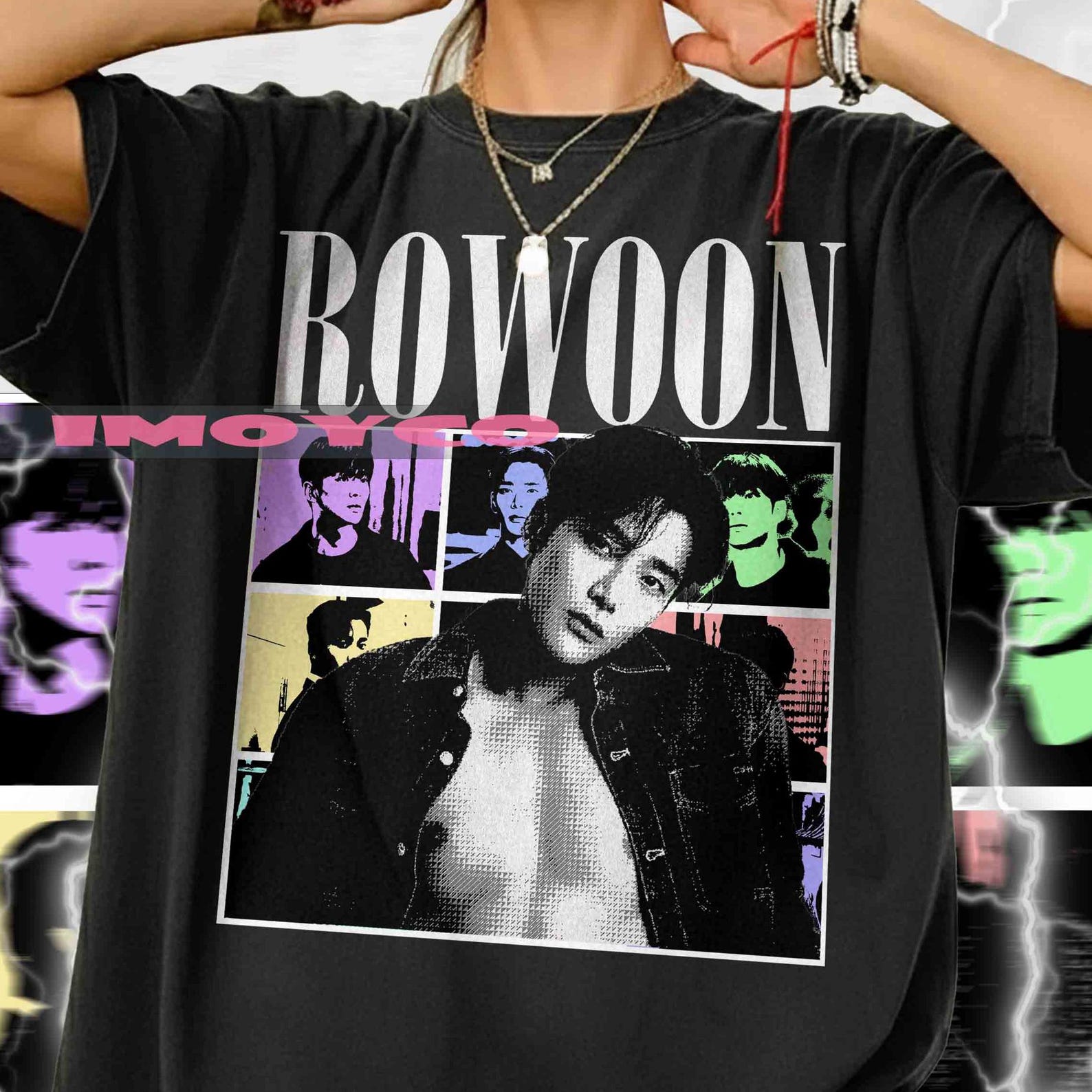 Vintage Rowoon T-shirt, SF9 Retro Kpop Tee XL