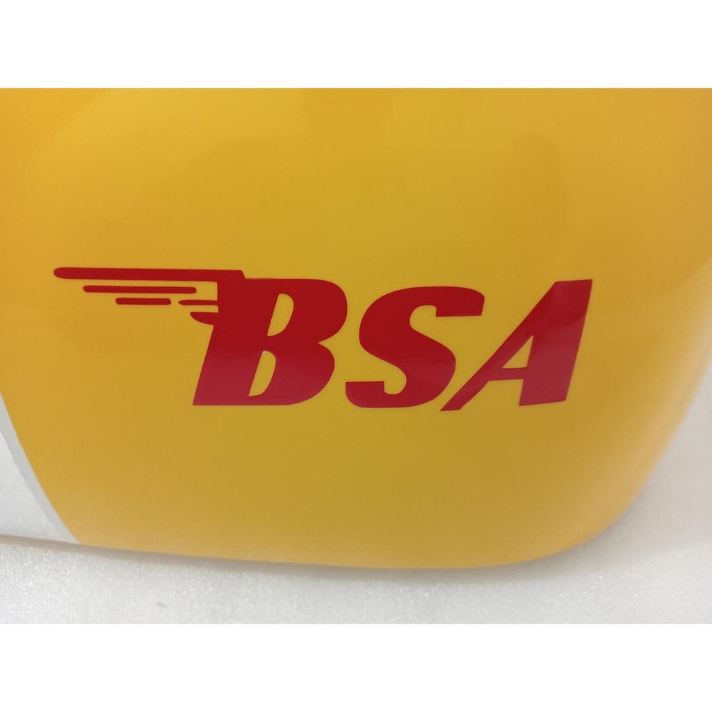 BSA B25 B40 B44 C15 Victor Enduro Trials Scrambler Steel Yellow Fuel Tank+Cap