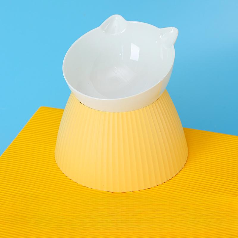 

Миска для кошек с защитой от опрокидывания и защитой шеи, миска для домашних животных, устойчивая к ударам, миска для корма для собак, высокая миска для домашних животных в скандинавском стиле 14.5*13 cm