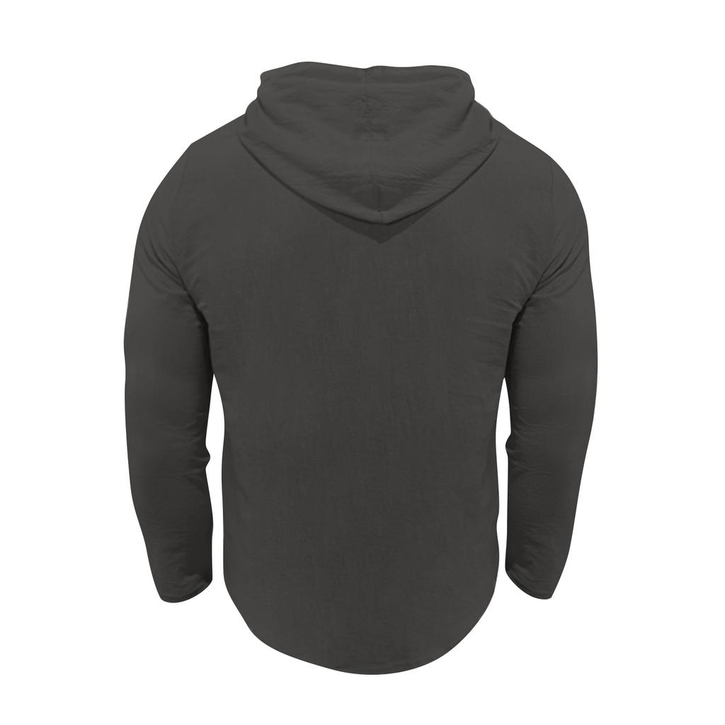 Herren Lässiges Lockeres Langärmeliges Kapuzen-Taschen-Sweatshirt