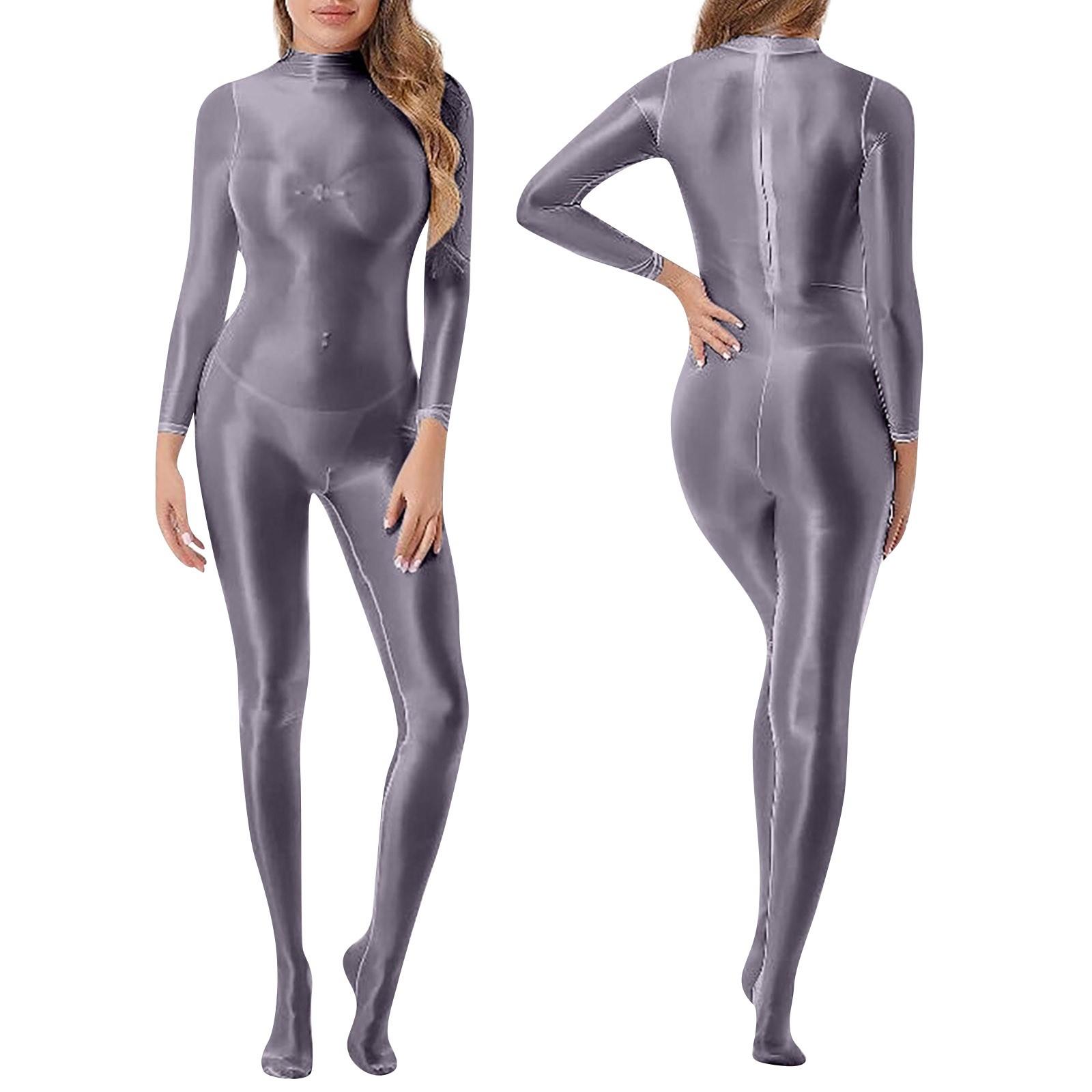 

Однотонный танцевальный костюм сценический костюм трико с руками и ногами высокий воротник одежда 190