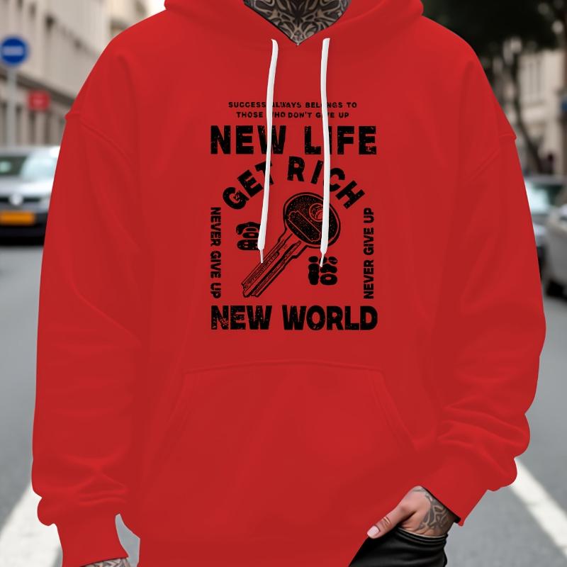 

Толстовка с капюшоном свободного кроя, подходит для работы из дома и поездок на выходные XXL чёрный