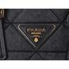 PRADA Excellent condition 68973 Galirea Small Triangle Logo Saffiano 2-Way Shoulder Bag Handbag Black/GDHardwareUsed
