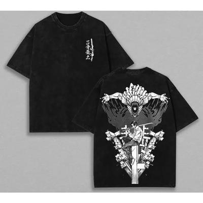 Jujutsu Kaisen Manga Okkotsu Yuta T-shirt Men Clothing Tops Washed Oversized T Shirt Harajuku Cotton Short Sleeve Graphic Tees