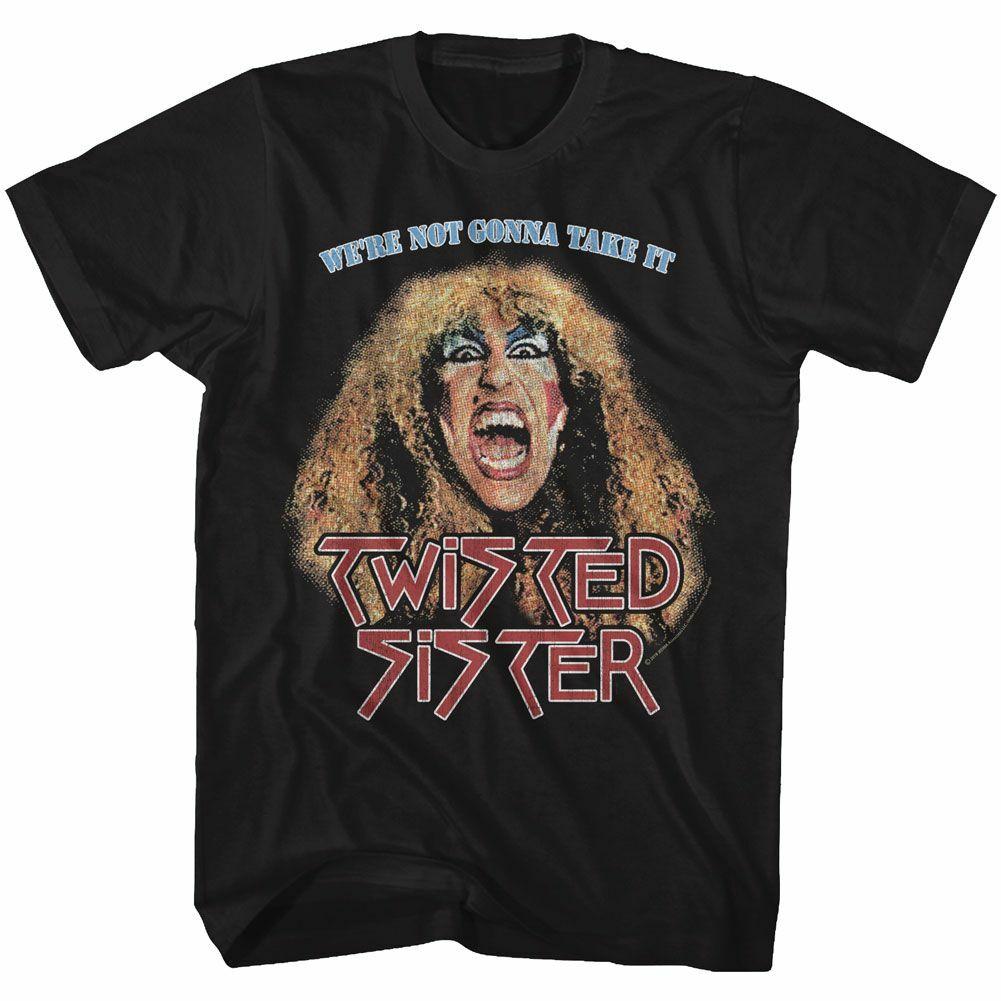Twisted Sister Not Gonna Take It Black Adult T-Shirt M