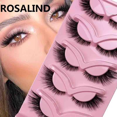 5 Paar 3D Wimpern Falsche Wimpern Makeup Tools Natürliche Lange Dicke Volumen Wimpern Schönheit Flauschige Wimpern Fuchs