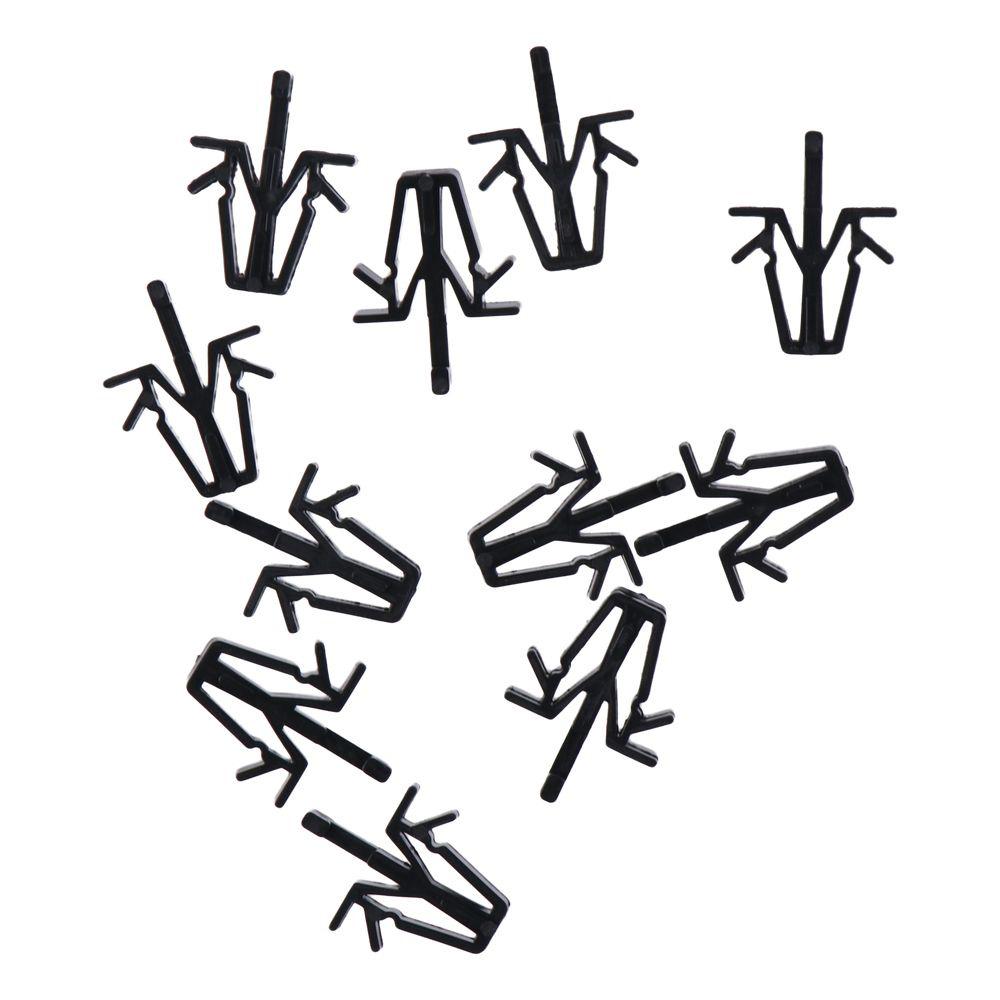 Exterior Parts Black Grille Fastener Nylon Grill Clips Retainer Car Clips for Toyota