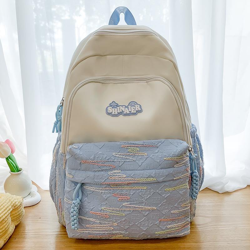 Schoolbag Children Elementary School Girls High looking Ins Letters Junior High School Students High School Backpack Backpack
