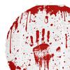 Halloween Blood Handprint Paper Lantern Spooky Hanging Round Lantern for Parties Haunted Houses Home Decoration