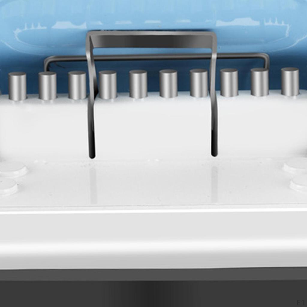 10 Hole Punch Mini Paper Manual Heavy Duty, Handheld Portable Puncher for