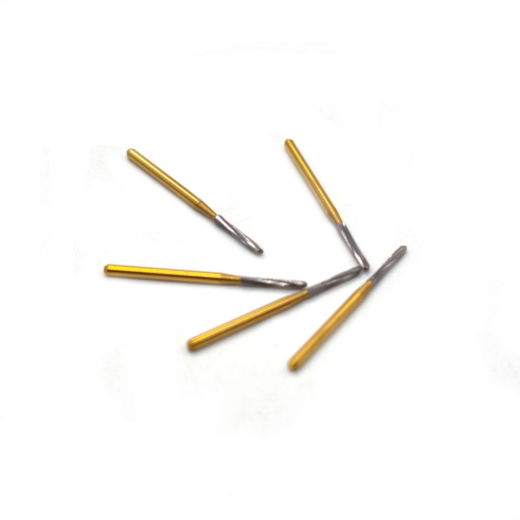 5 Piezas Fresas Dentales de Carburo Endodóntico Fg 1,6 Mm Para Pieza de Mano de Alta Velocidad Modelado y Refinamiento de Preparaciones de Acceso Endodóntico