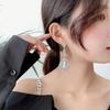 Retro Long Water Drop Rhinestone Earrings, Alloy Diamond-encrusted Gypsy Bride Earrings, High-end Antique Earrings