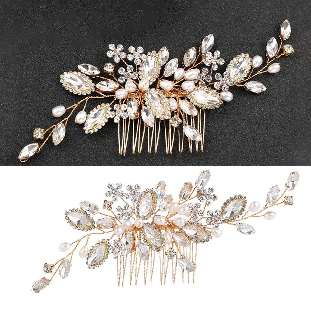 

Расчески для волос с листьями, ленты для волос со стразами, свадебная корона для волос, головные уборы ручной работы, свадебные аксессуары