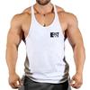 Gilet da Fitness Atletico da Uomo - Traspirante, Spalline Sottili, Cotone, Taglie Forti