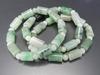[Stone Town] Natural Jadeite Cylinder with Jade Pattern, Approx. 8.5mm, Design Bracelet