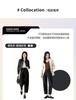 Elegant temperament, nine point suit, Haren pants, women's loose fit, high waist, slimming casual pants, women's pants