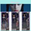 Adams Family Film Merchandise Wednesday Addams Puppe Mit Beweglichen Gliedmaßen Und Kleidung 27cm