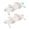 Baby Head Shaping Pillow with Adjustable Side Supports Orthopedic Positioner for Newborns Flat Head Prevention Breathable Infant Pillows for Side
