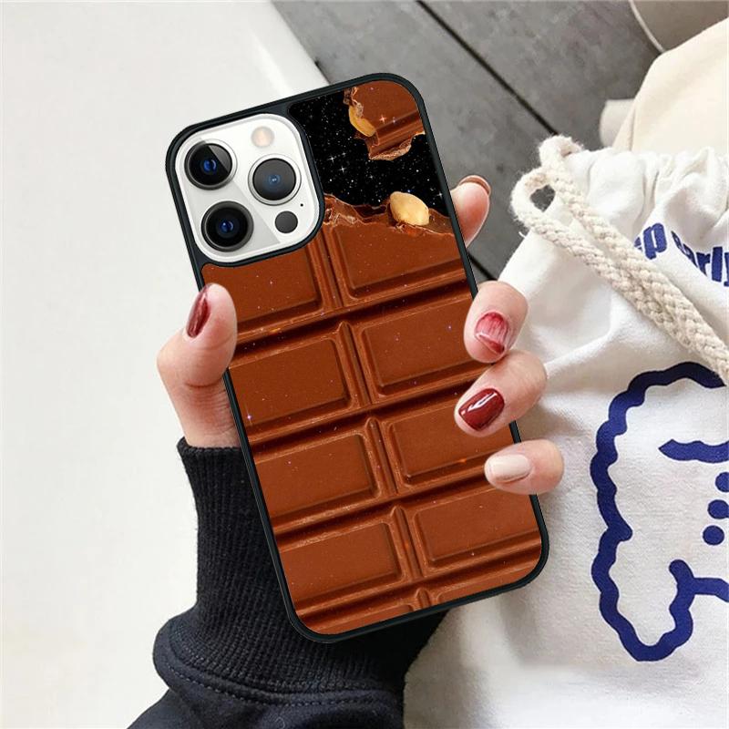 Chocolate Bar Phone Case For iPhone 17 Air 15 16 Cover 11 13 14 Pro Max 12 Plus Max Fundas