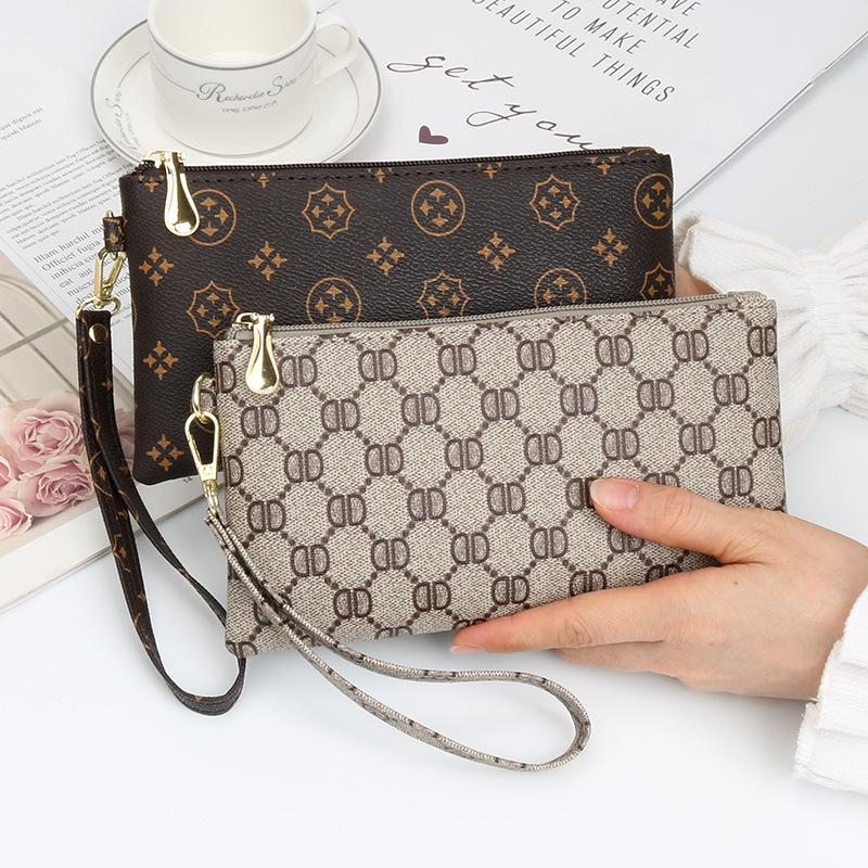 Elegant Women's Clutch Wallet: Long, Large-Capacity Coin Purse & Phone Bag