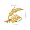 1/6/12pcs Modern Minimalist Napkin Ring Buckles Metal Gold Leaf Napkin Holder Christmas Thanksgiving Dinnig Table Decoration