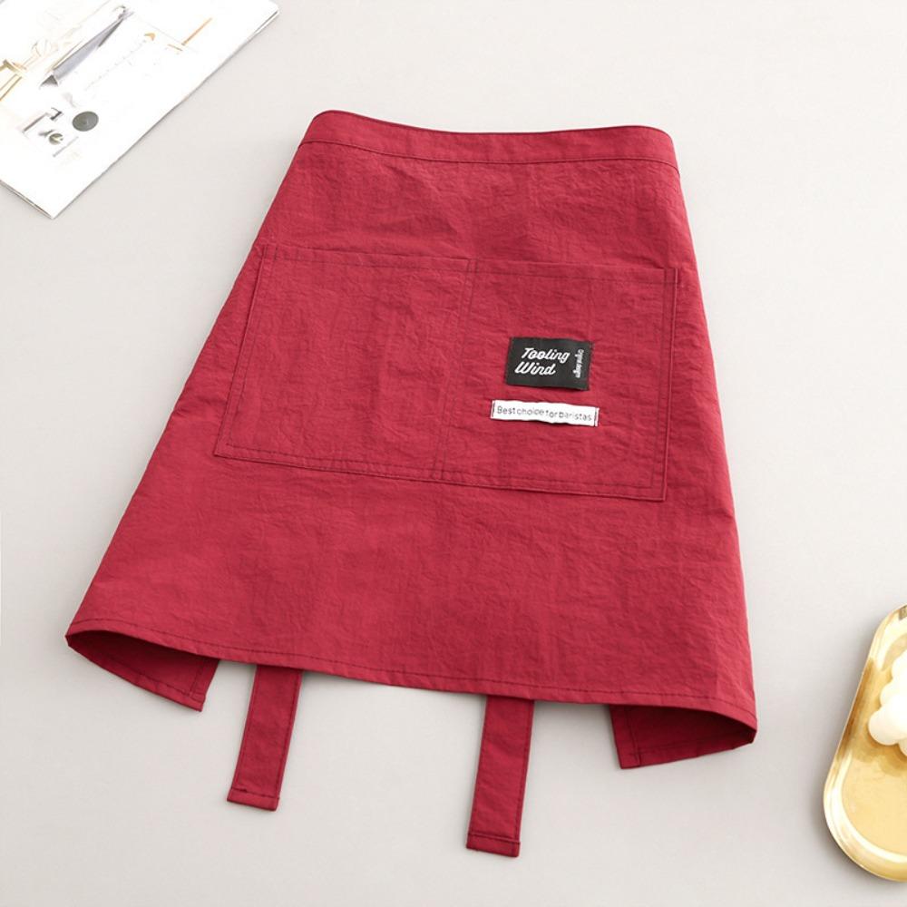 

Фартук для готовки с защитой от загрязнений и масла, водонепроницаемый, для готовки и выпечки, для дома и кухни красный