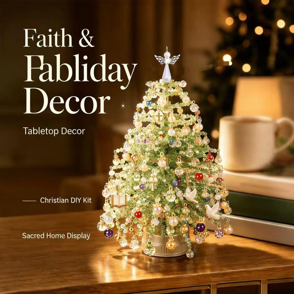 DIY Beaded Christmas Tree Kit - Handmade Beading Set
