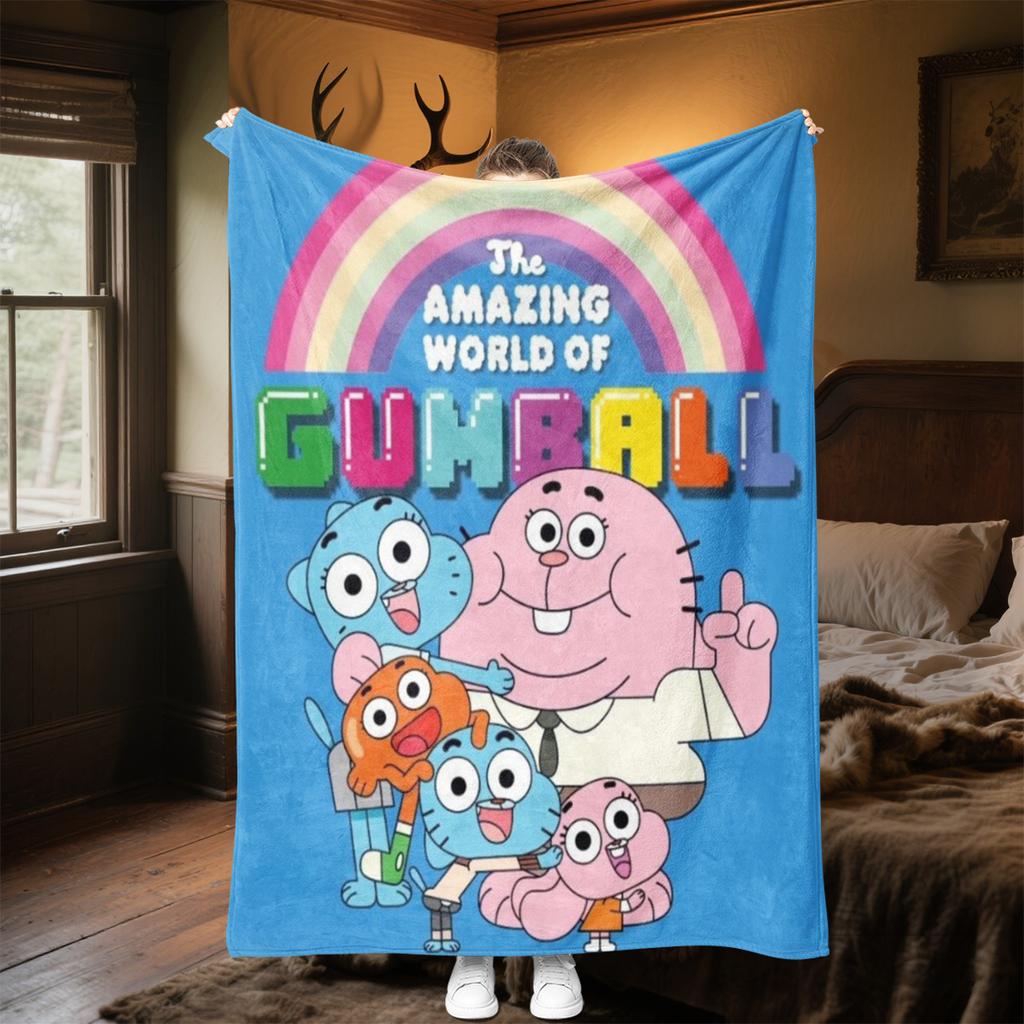 Friends Gumball Soft Comfortable All Seasons blanket Sofa Office Naps blanket Outdoor Travel throw Perfect Gift