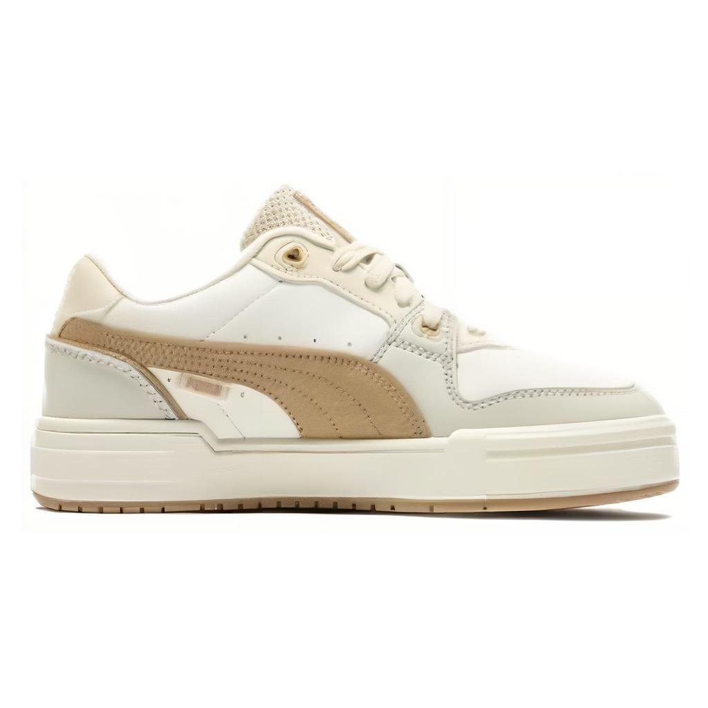 Puma Ca Pro Lux Ii Casual Comfortable Low-Top Sneakers Unisex Sneakers White Brown 393176-02