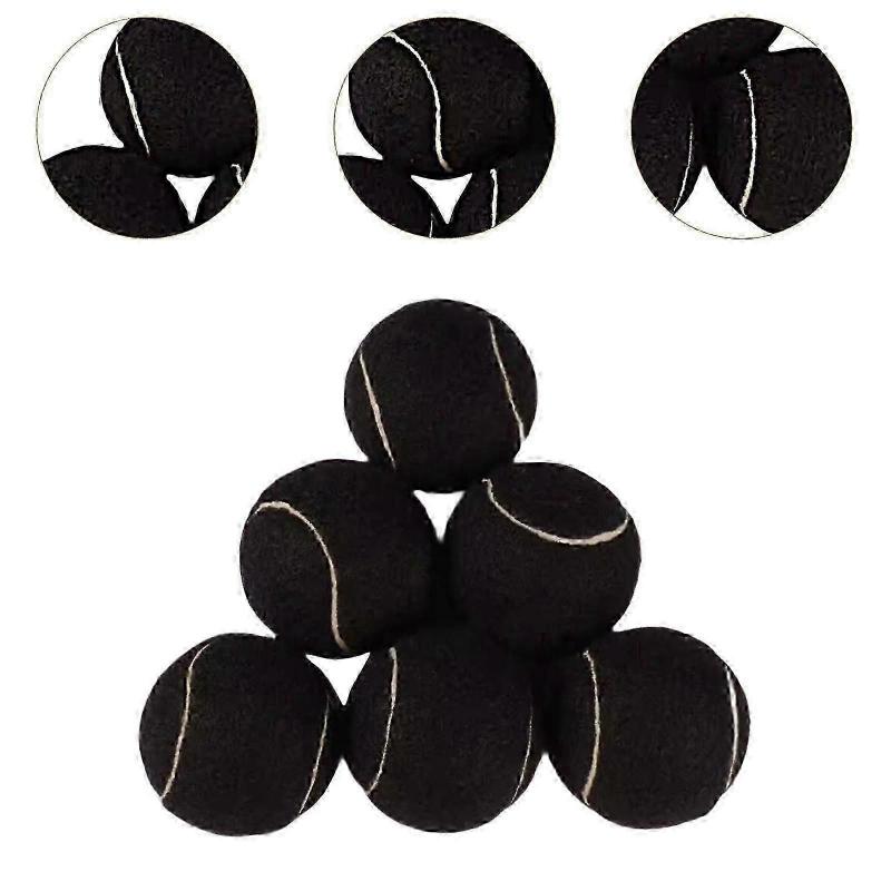 6x Tennis Balls Training Balls Dogs Tennis Balls Professional Elastic Balls Wear Resistant for Sports Beginners Entertainment - KM